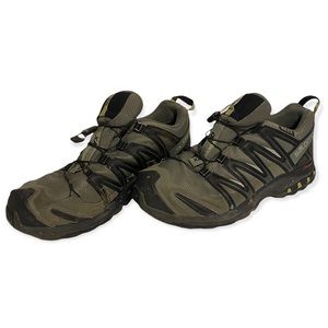 Salomon XA Pro 3D Waterproof Green Trail/Hiking Shoes Men’s Size 11